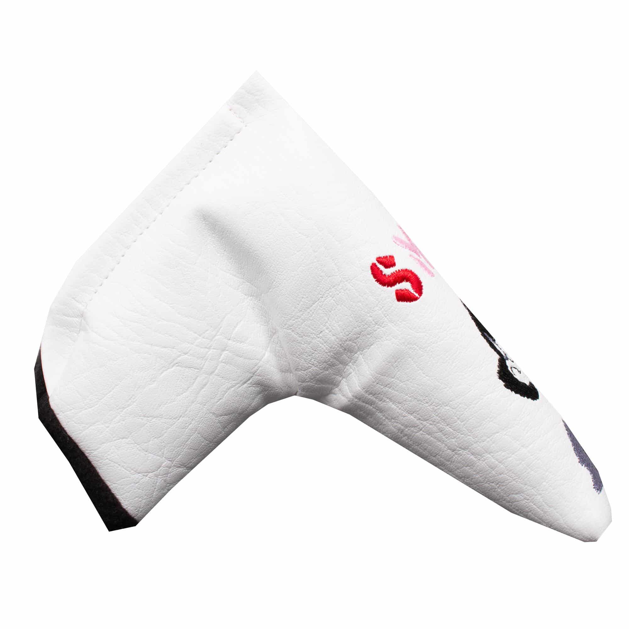 Banksy Smile Blade Putter Headcover White